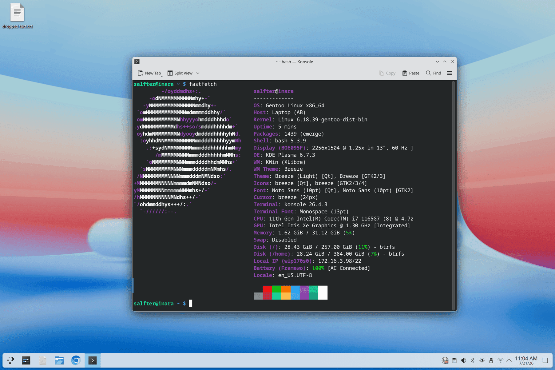 xlibre on gentoo