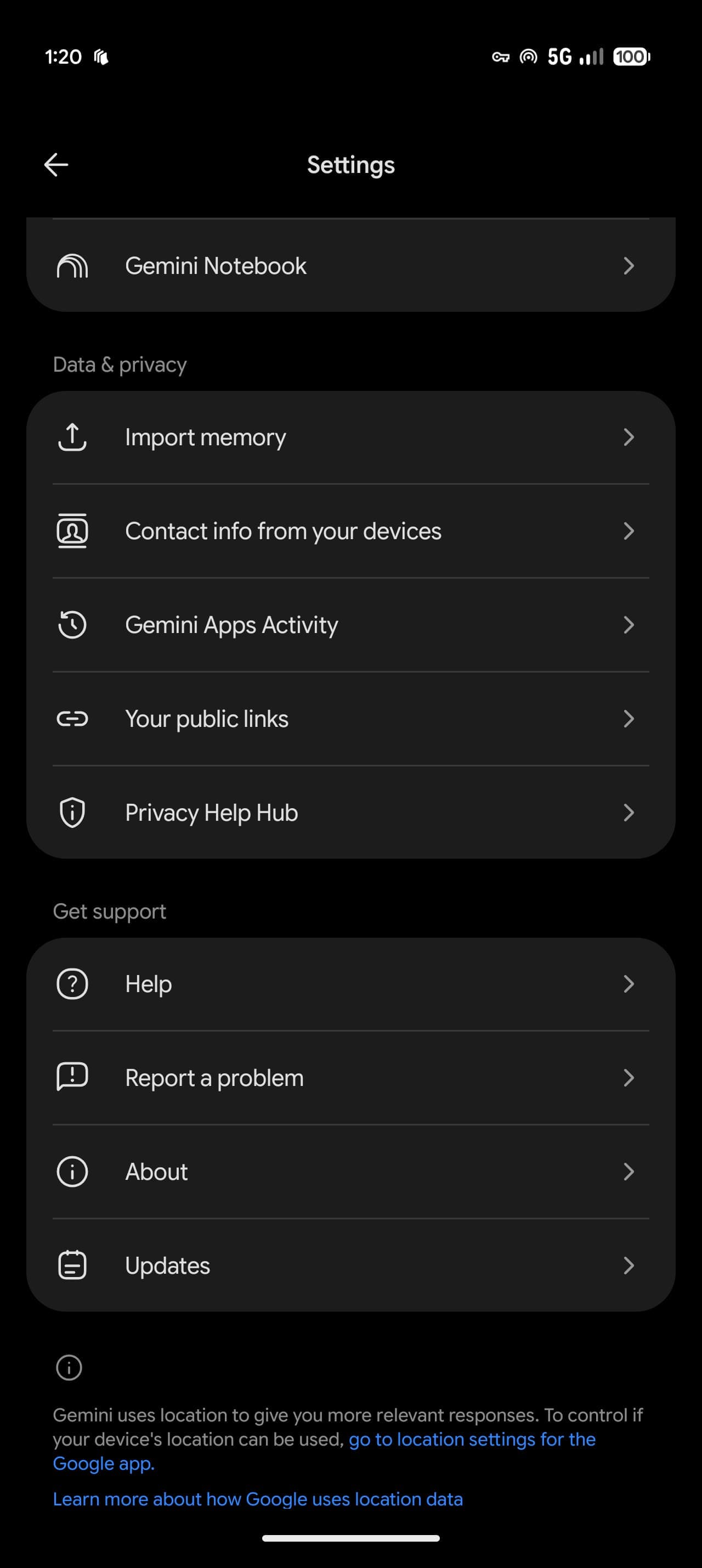 Gemini บน Android ปรับโฉมใหม่ เปลี่ยนแถบด้านข้างและหน้าตั้งค่า