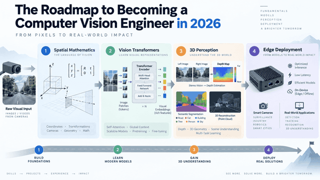 เปิดโรดแมปวิศวกร Computer Vision ปี 2026 สู่ความเชี่ยวชาญ