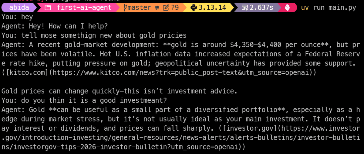 How to Build Your First AI Agent in Python