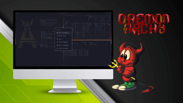 Daemonarchy ระบบใหม่สไตล์ Omarchy บนฐาน FreeBSD เริ่มใช้งานได้แล้ว