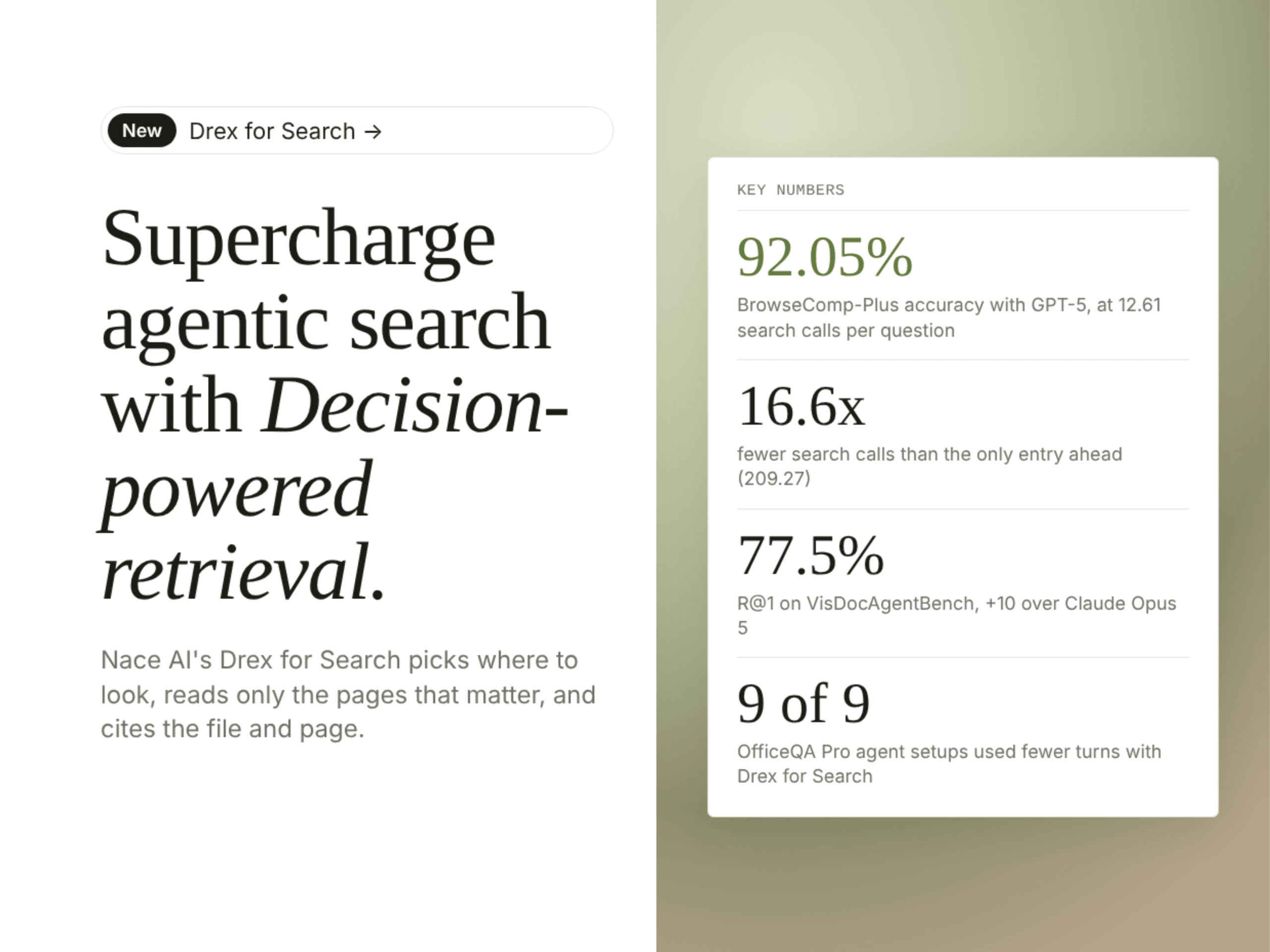 Nace AI เปิดตัว Drex for Search ยกระดับ AI Agents ค้นหาแม่นยำ 92.05%