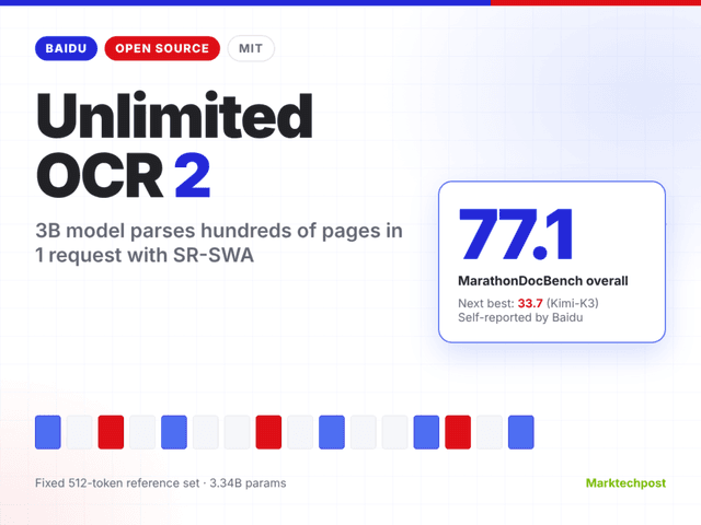 Baidu เปิดตัว Unlimited OCR 2 โมเดลโอเพนซอร์สประมวลเอกสารยาว