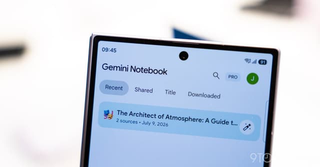 Gemini Notebook เพิ่มฟีเจอร์บันทึกเสียงบน Android และ iOS