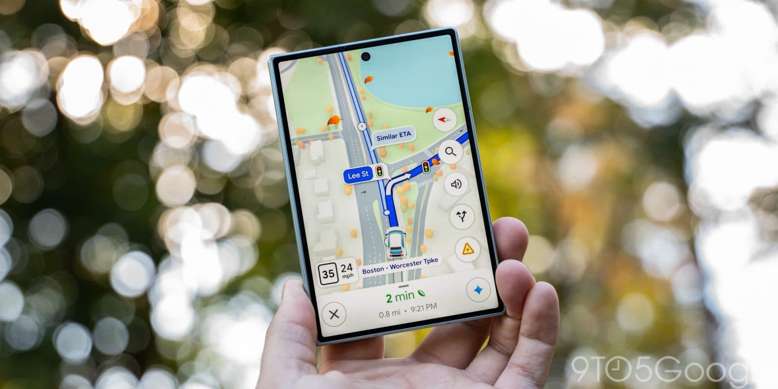 Google Maps เพิ่มสีสันใบไม้เปลี่ยนสีบนเส้นทางนำทาง วิดีโอ