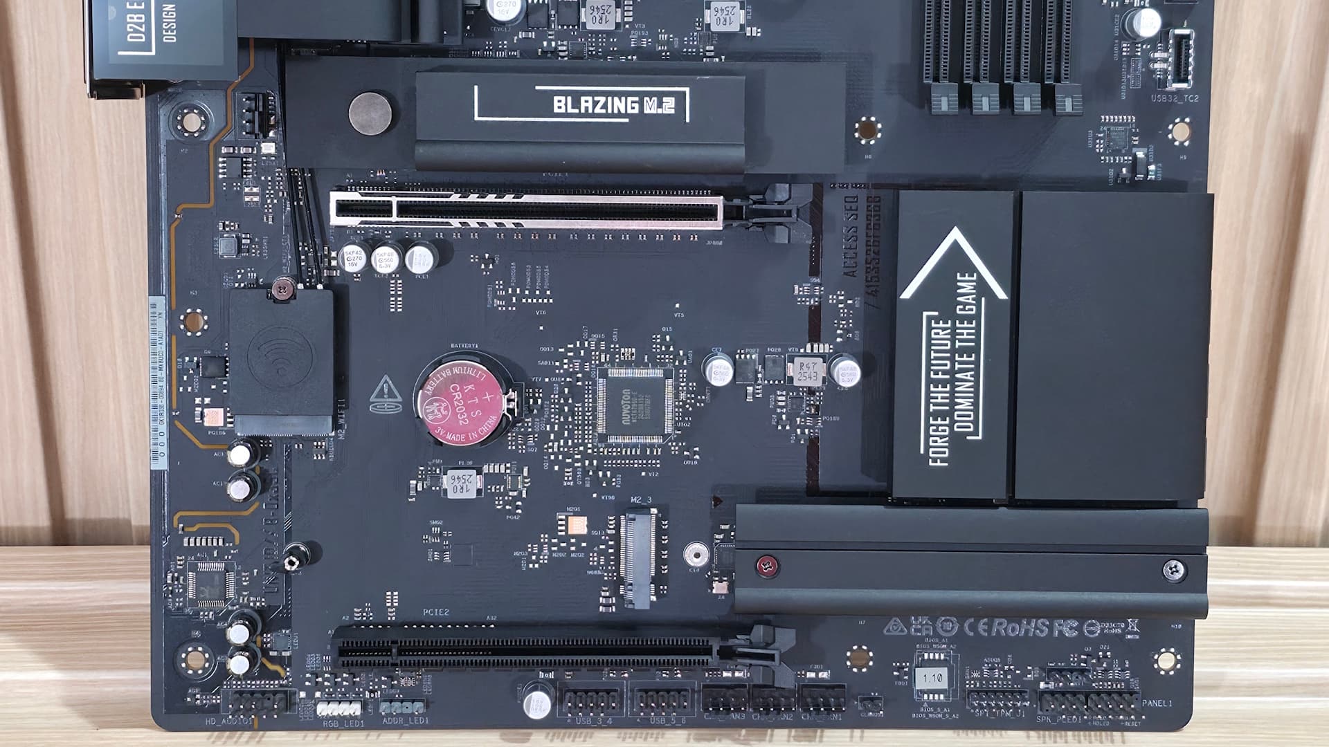 ASRock B860 Challenger Wifi - Bottom half