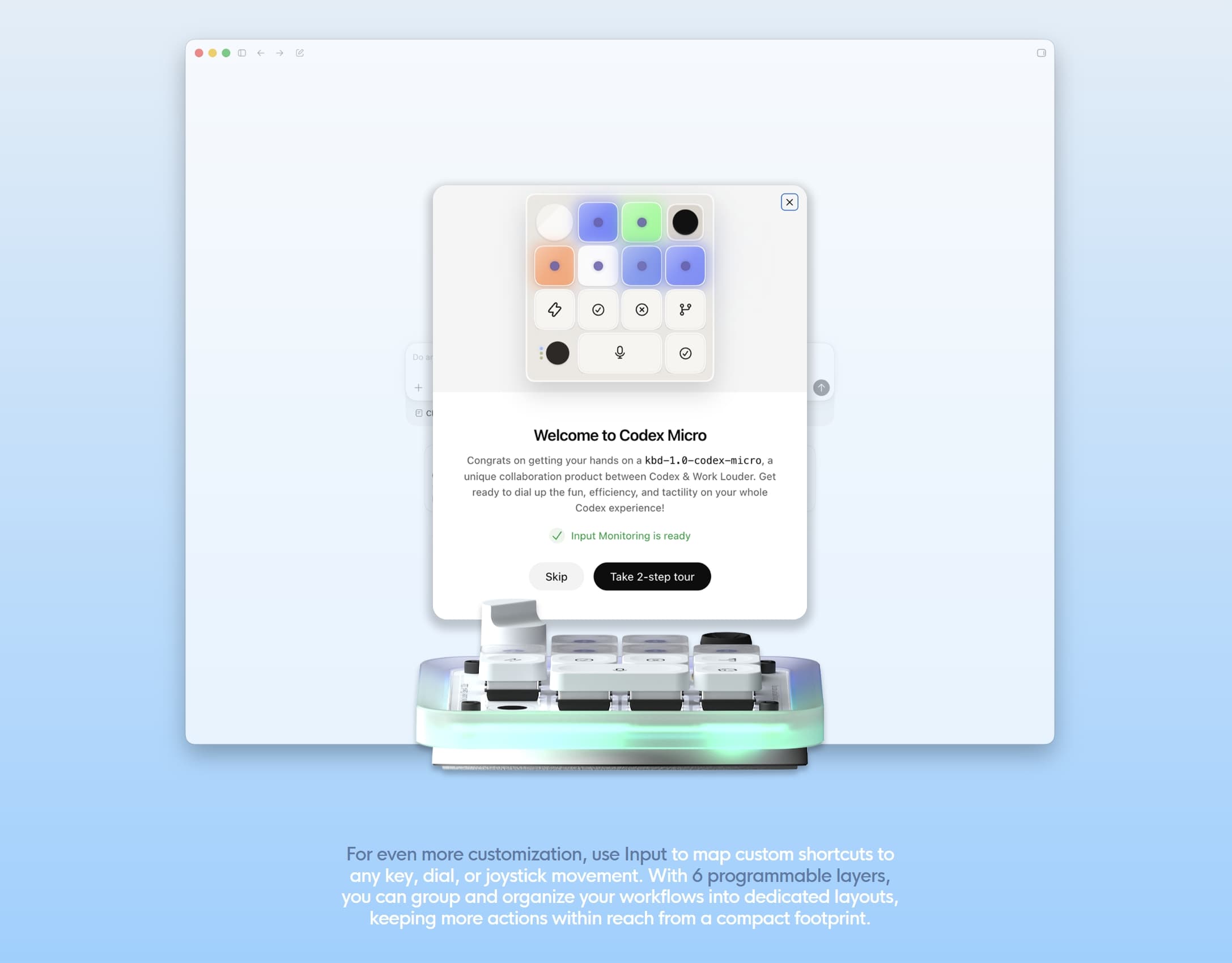 OpenAI x WorkLouder Codex Micro