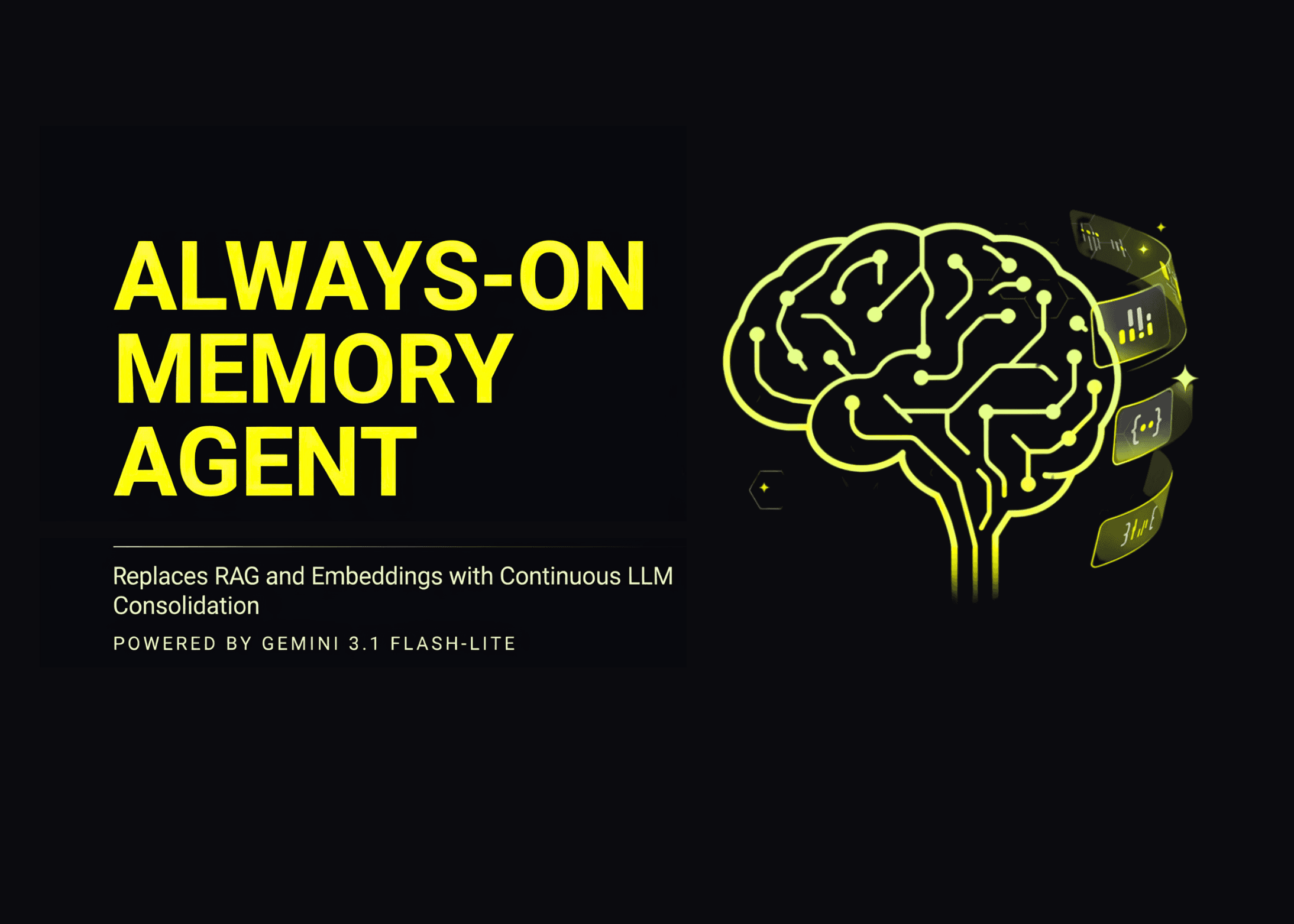 Google Cloud เปิดตัว Always-On Memory Agent หน่วยความจำอัจฉริยะที่ทำงาน 24/7 โดยไม่พึ่ง Vector DB