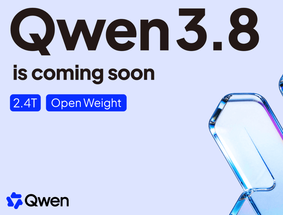 Alibaba เปิดตัว Qwen 3.8 โมเดล Open-weight ท้าชน Kimi K3 พร้อมประสิทธิภาพเป็นรองแค่ Fable 5