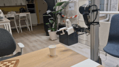 Grasp a cup on robot