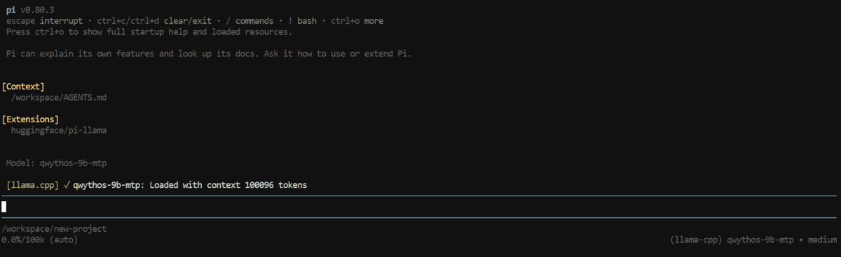 Run the Mythos Enhanced Coding Model Locally with llama.cpp and Pi