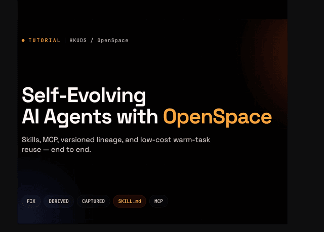 สร้าง AI Agent วิวัฒนาการตัวเองด้วย OpenSpace: คู่มือพัฒนาทักษะผ่าน MCP และ Lineage ต้นทุนต่ำ