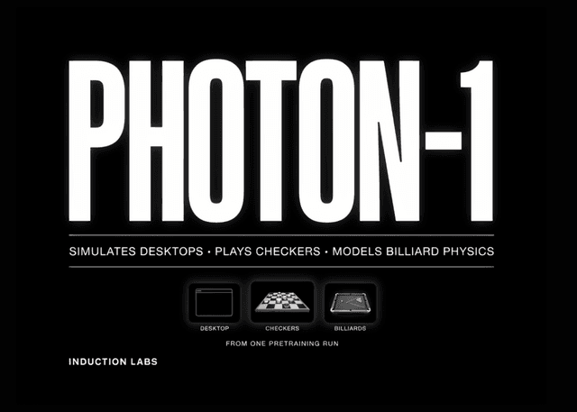 Induction Labs เปิดตัว Photon-1 โมเดล MoE 106B ที่เรียนรู้การใช้คอมพิวเตอร์จากวิดีโอโดยไม่ต้องอาศัยการกำกับข้อมูล