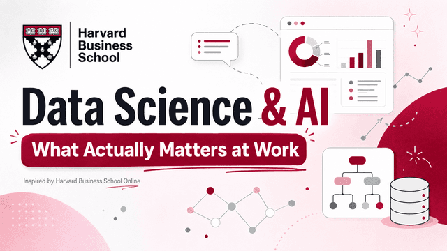 คู่มือ Data Science และ AI สำหรับคนทำงานมืออาชีพ จากมุมมอง Harvard Business School Online