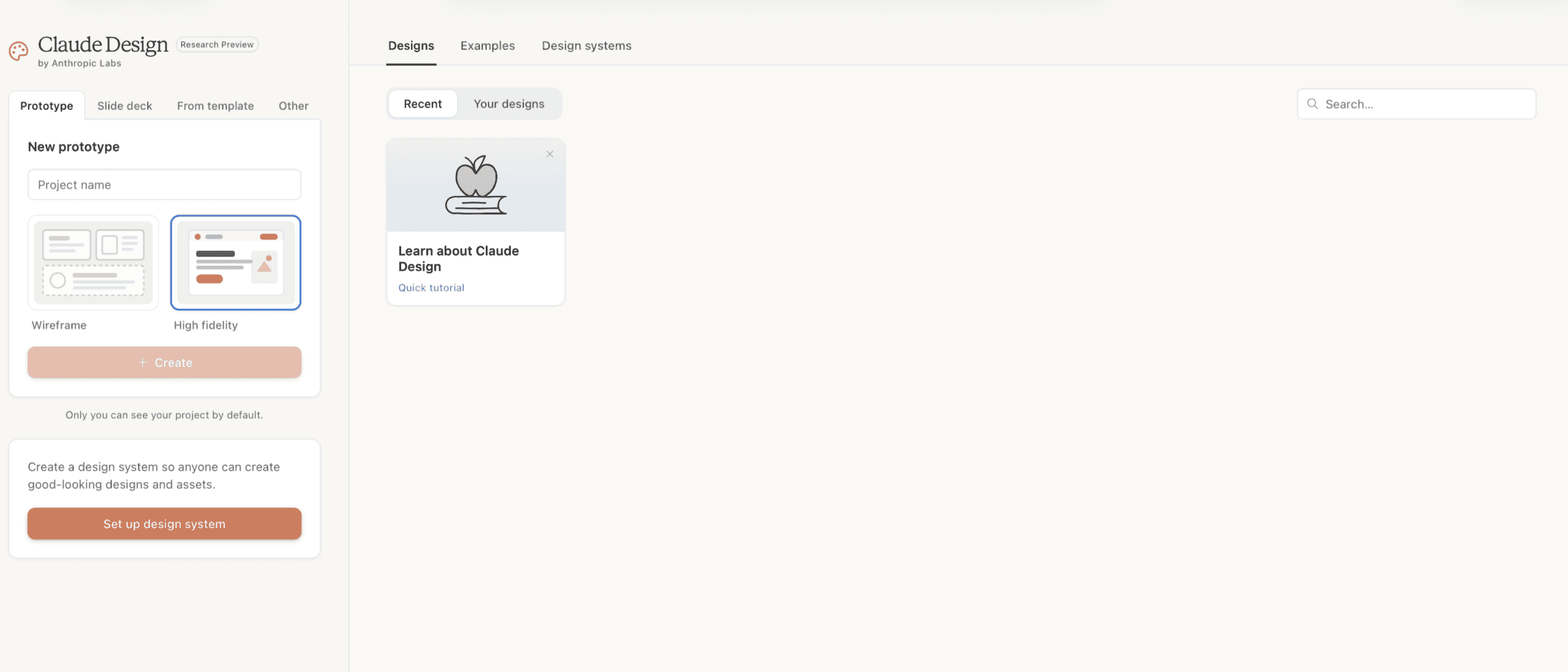Claude Design UI