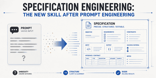 ก้าวข้าม Prompt Engineering สู่ Specification Engineering ทักษะสำคัญในยุค AI Agent