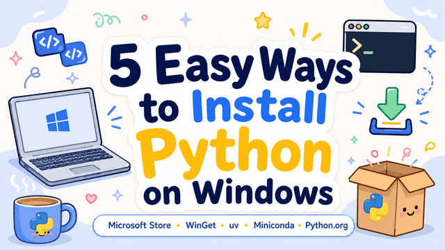 5 วิธีง่ายๆ ในการติดตั้ง Python บน Windows สำหรับปี 2024
