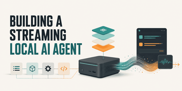 เจาะลึกการสร้าง Local AI Agent แบบสตรีมมิ่ง: จากการรับข้อมูลสดสู่การประมวลผลแบบเรียลไทม์