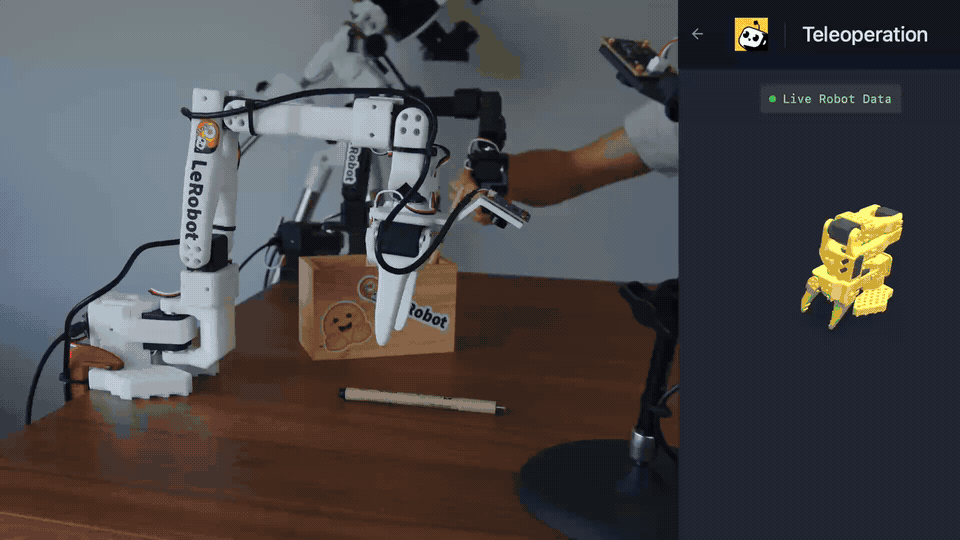 LeLab a graphical user interface for LeRobot