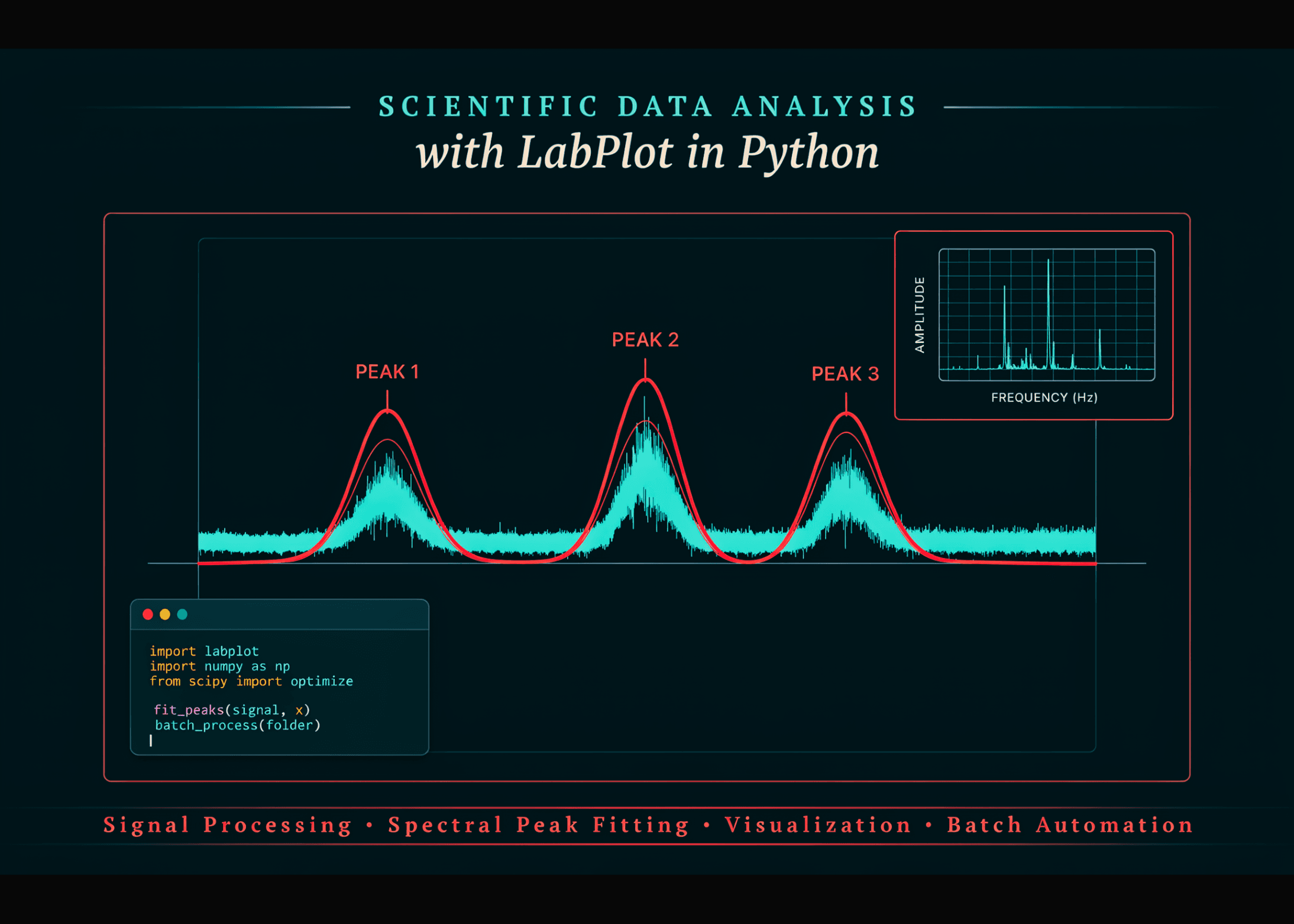 การวิเคราะห์ข้อมูลทางวิทยาศาสตร์ด้วย LabPlot ใน Python: จากการประมวลผลสัญญาณสู่การทำงานอัตโนมัติ