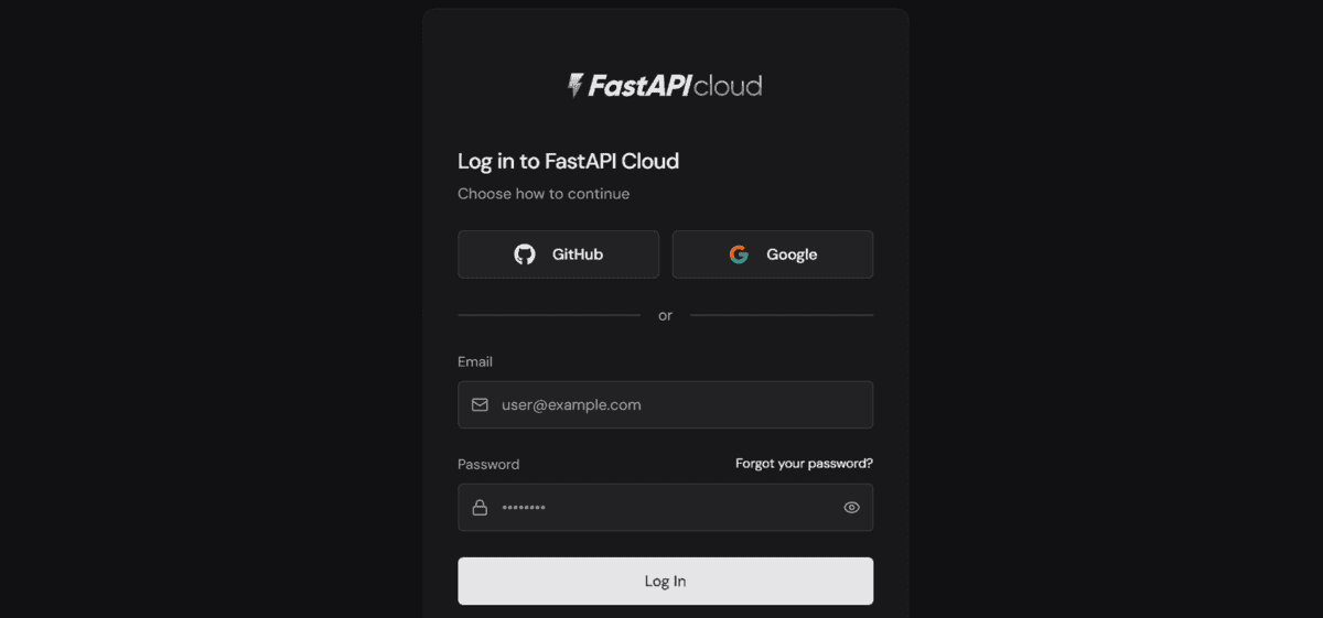 FastAPI Cloud deployment in progress