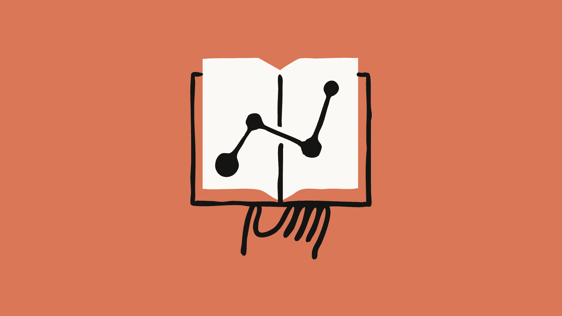 Illustration of Claude holding academic literature