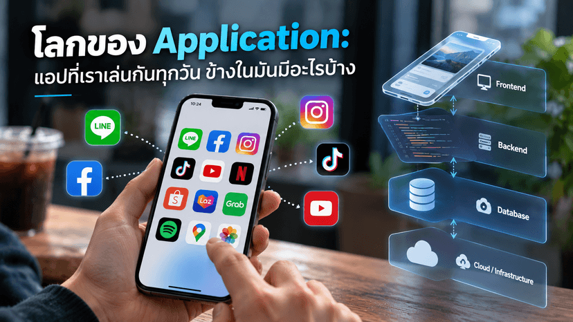 โลกของ Application: แอปที่เราเล่นกันทุกวัน ข้างในมันมีอะไรบ้าง