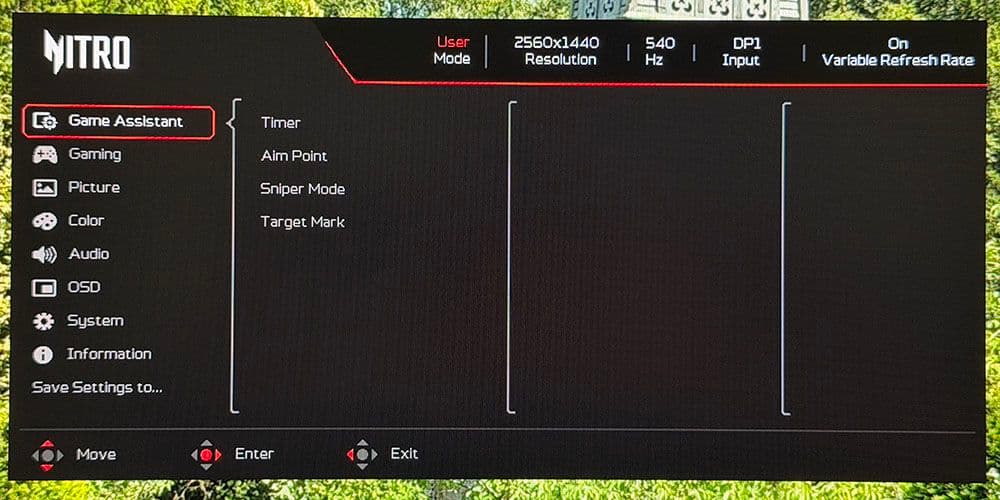 Acer Nitro XV273U F5