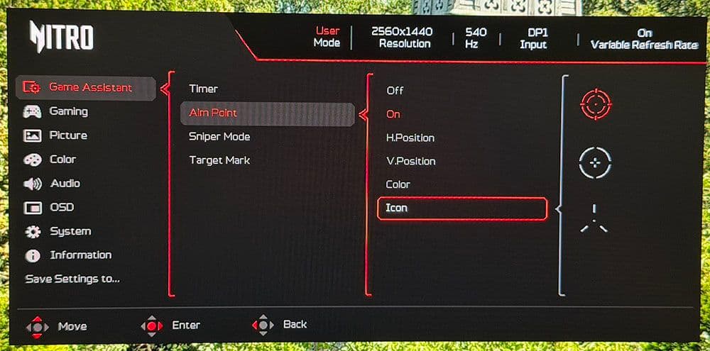 Acer Nitro XV273U F5