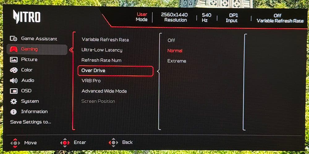 Acer Nitro XV273U F5