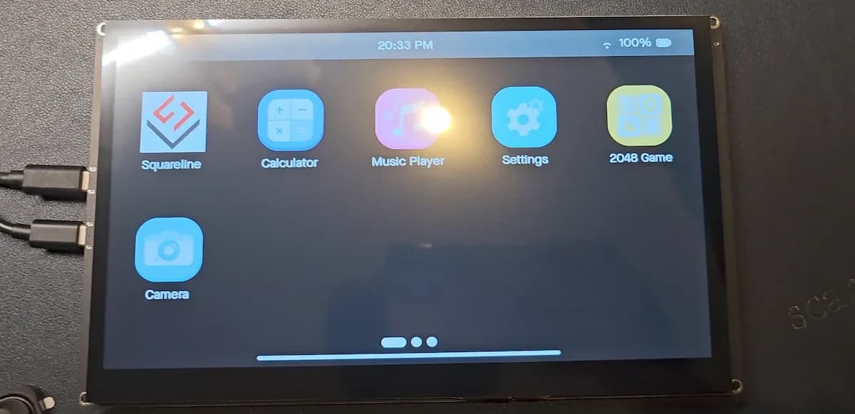 demo firmware on CrowPanel