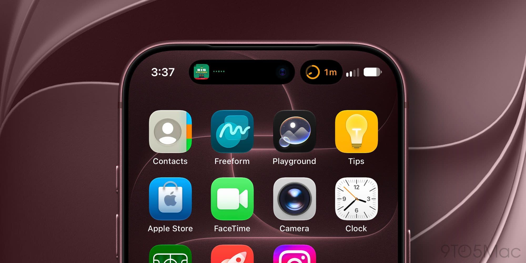 iPhone 18 Pro อัปเกรด Dynamic Island แสดงข้อมูลได้ชัดเจนขึ้น