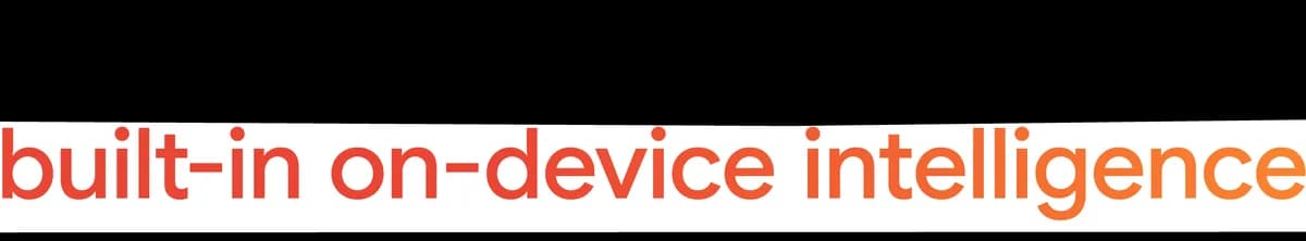 Text "Upgrade your laptop with built-in on-device intelligence"