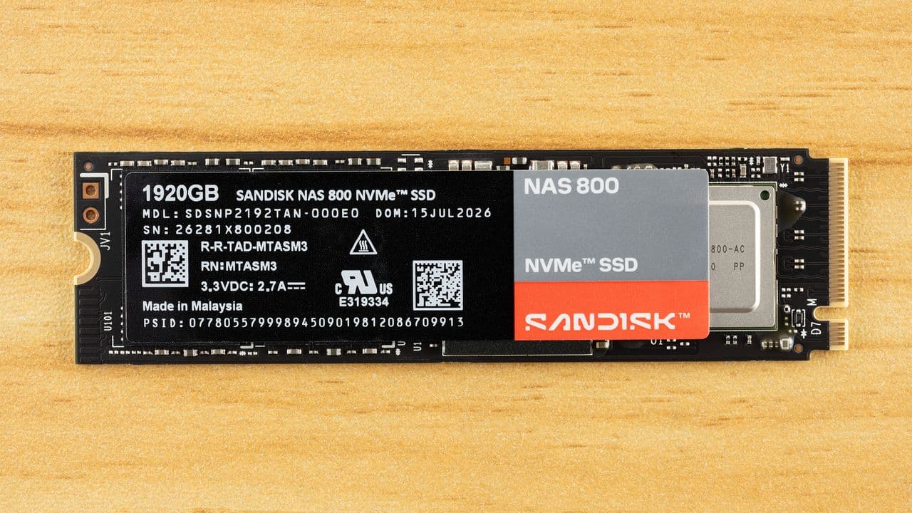 Sandisk NAS 800 1.92TB SSD