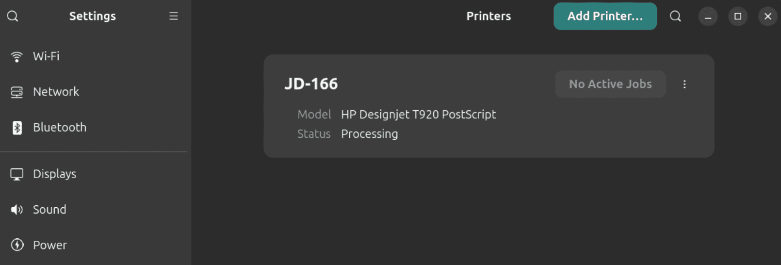 Jadens JD166 thermal printer recognized by Ubuntu