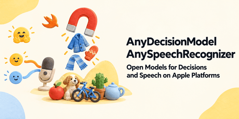 เปิดตัว AnySpeechRecognizer และ AnyDecisionModel บน Apple