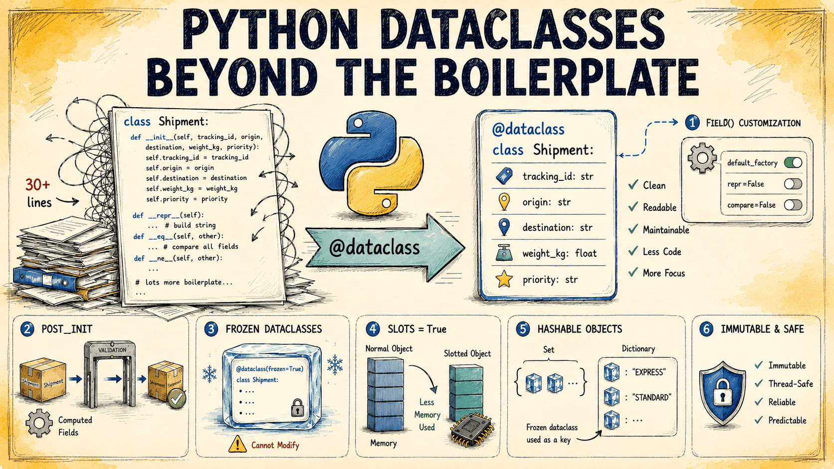 Python DataClasses Beyond the Boilerplate