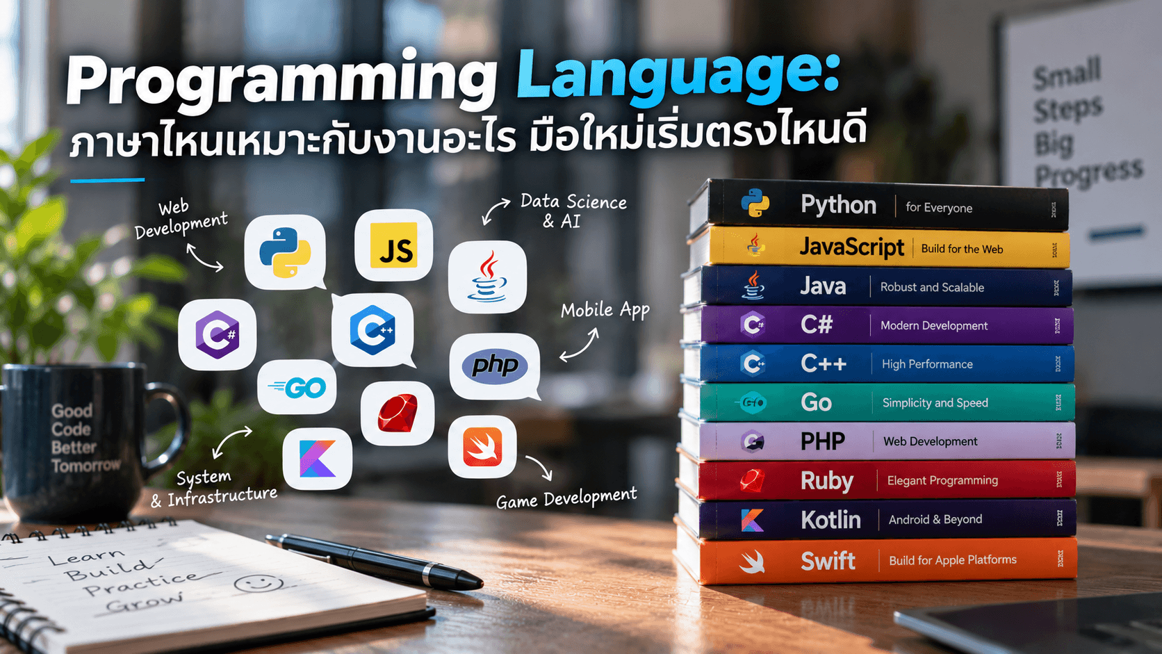 Programming Language: ภาษาไหนเหมาะกับงานอะไร มือใหม่เริ่มตรงไหนดี